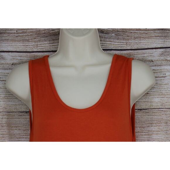 Monoreno Womens Size Small Pullover Sleeveless Short Shirt Dress Orange - Picture 2 of 6